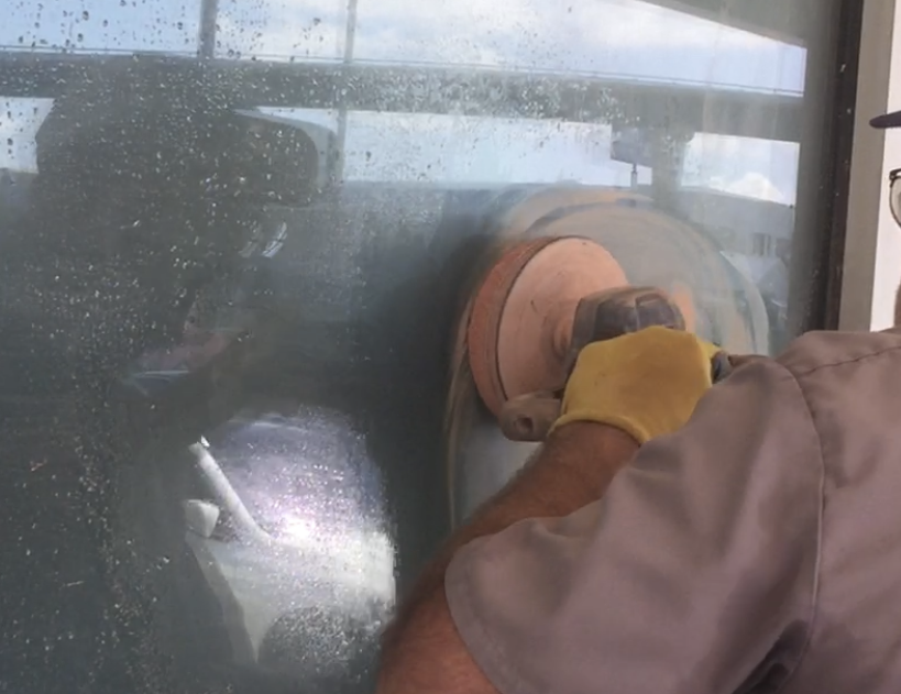 Window Buffing Worry Free Commercial Building Window Cleaning - 40 Years